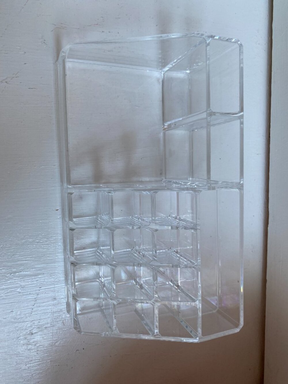 Acrylic storage makeup organizer